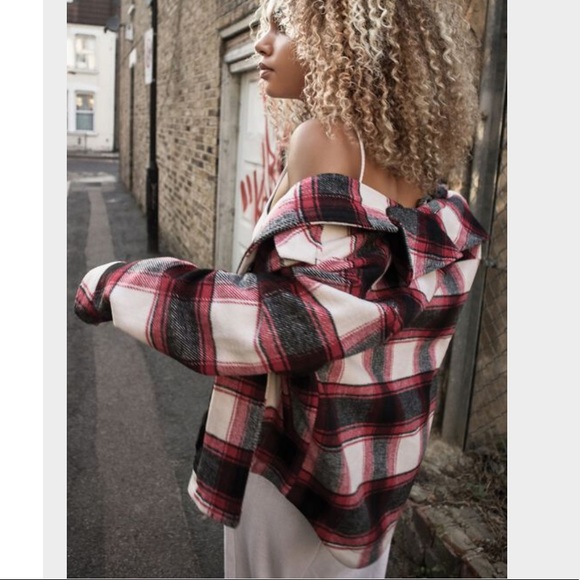 GARAGE, Vancity Shacket Red Plaid, , Quilt Lined, Small, Jacket - Picture 2 of 6